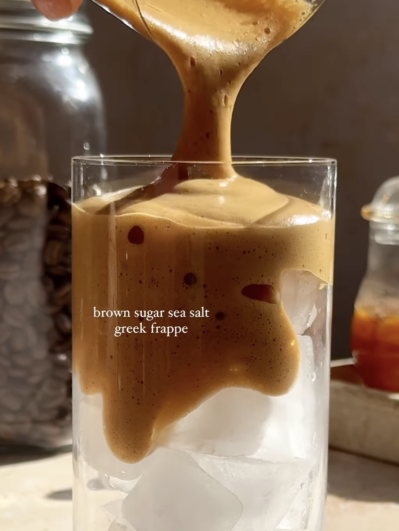 Sea Salt Brown Sugar Greek Frappe